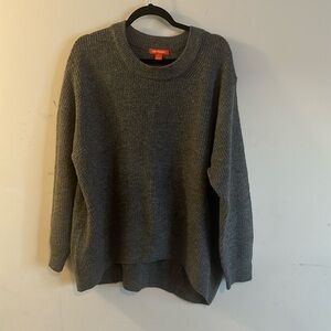 Joe Fresh Grey Knit Pullover Sweater (1X)